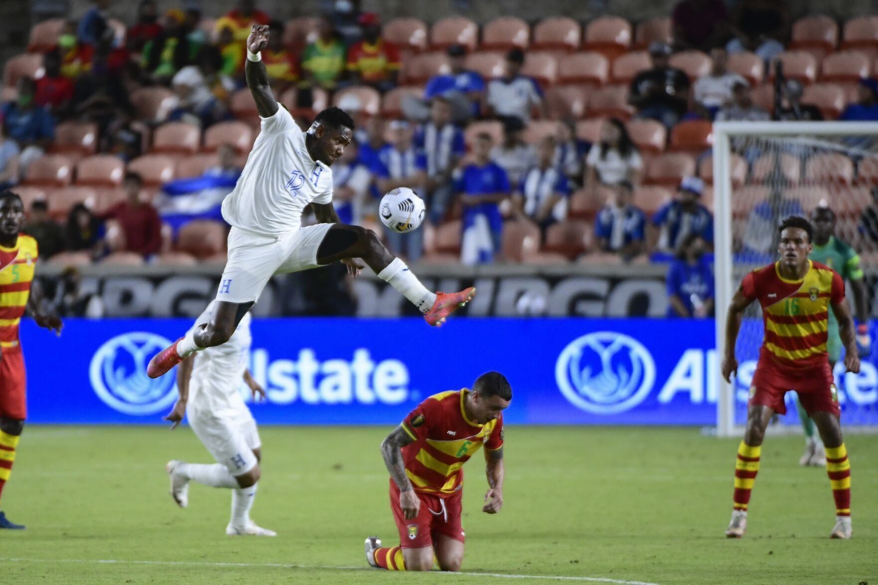 APTOPIX CONCACAF Honduras Grenada Soccer